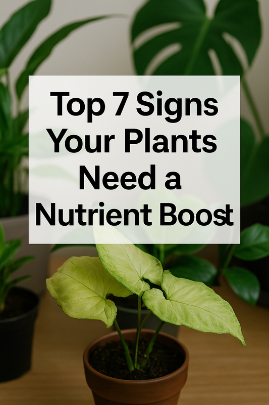 Top 7 Signs Your Plants Need a Nutrient Boost
